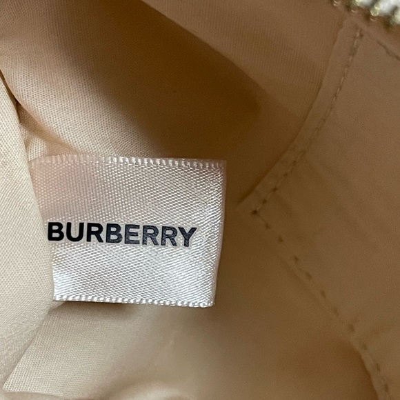 Burberry Canvas Cosmetic/Make Up Wristlet Bag - Picture 7 of 15